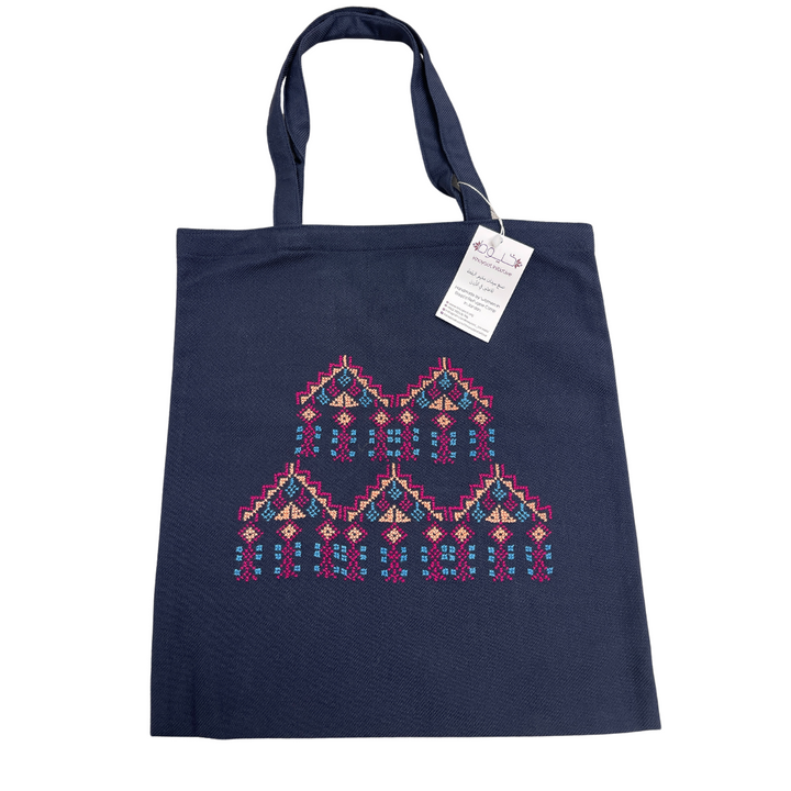 Hand Embroidered Bell Tote Bag