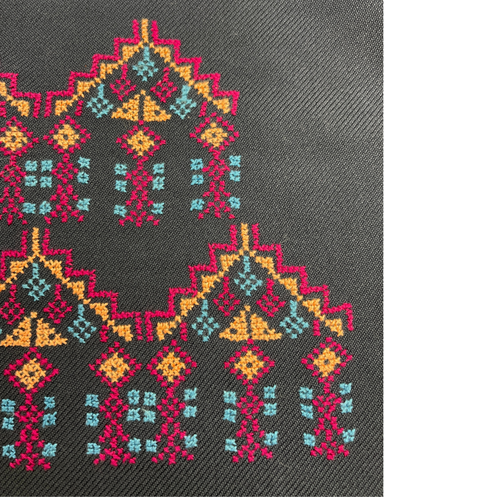 Hand Embroidered Bell Tote Bag