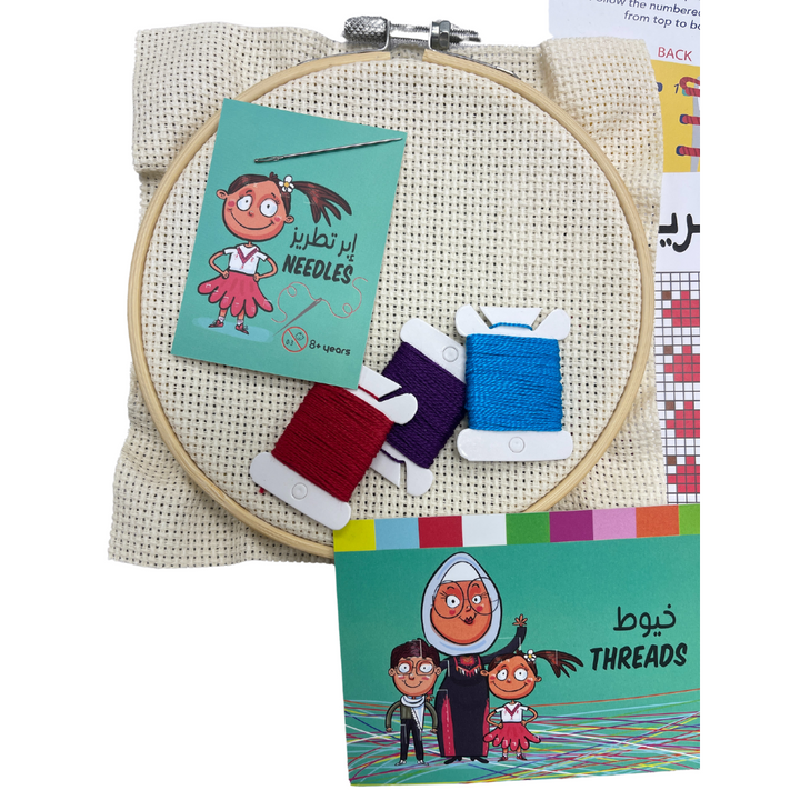 Mini-Embroidery Kit: Canvas Edition