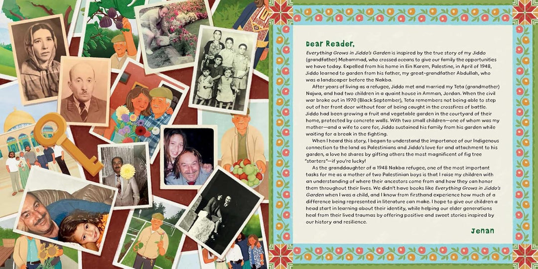 Everything Grows In Jiddo's Garden. By Jenan A. Matari