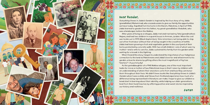 Everything Grows In Jiddo's Garden. By Jenan A. Matari