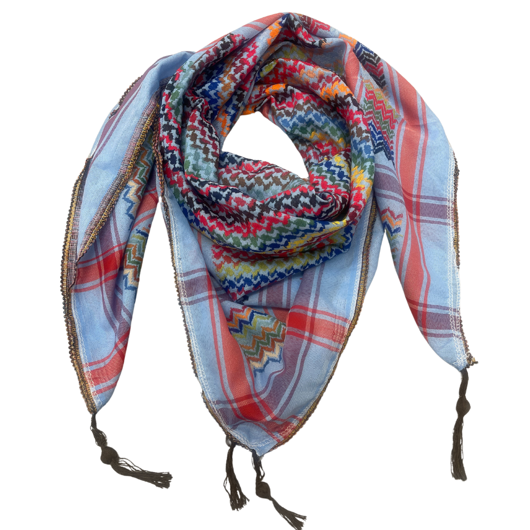 Blueberry Kuffiyeh Scarf