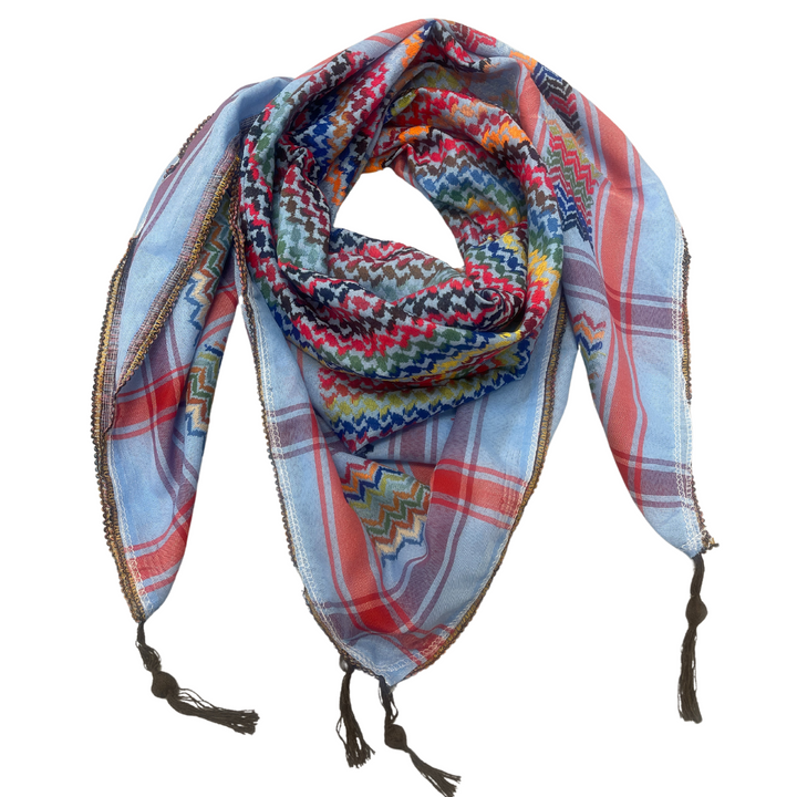 Blueberry Kuffiyeh Scarf