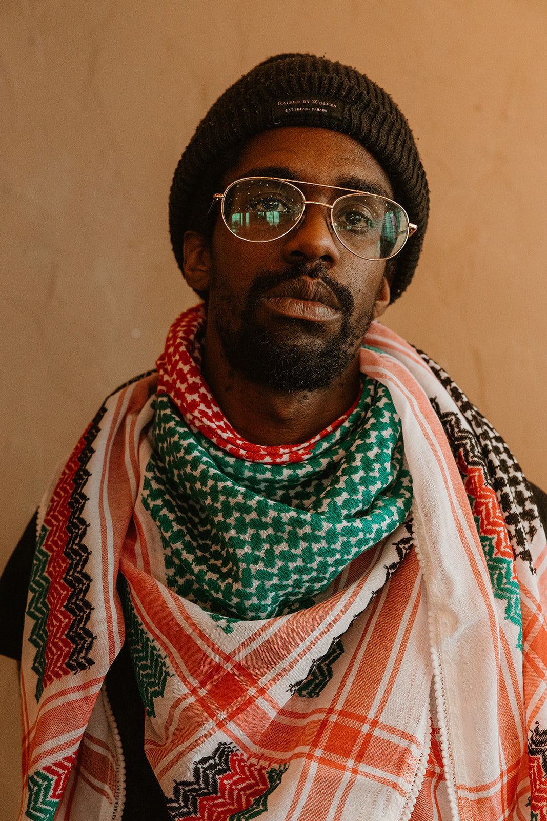 Flag Kuffiyeh Scarf - Palestinian Colors