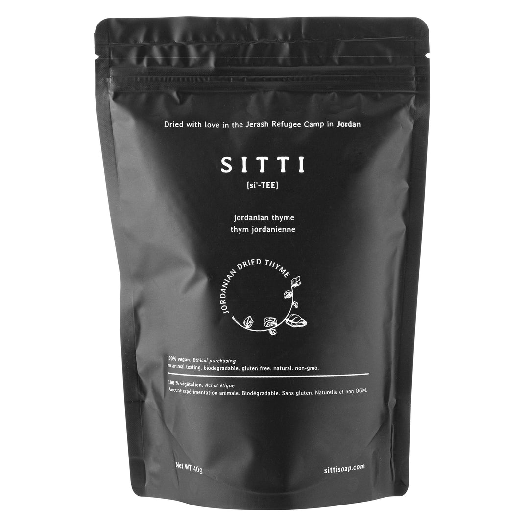Dried Jordanian Thyme Herbal Tea Leaves (40g) - Sitti Social Enterprise Limited.