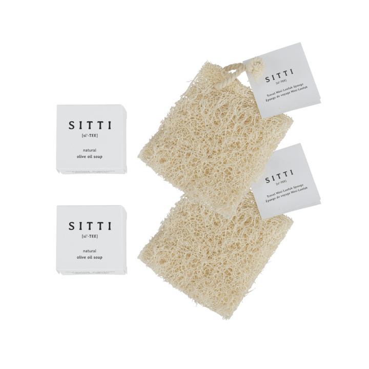 On-the-Go: Mini-Travel Bundles: Soap & Loofah Sets - Sitti Social Enterprise Limited.