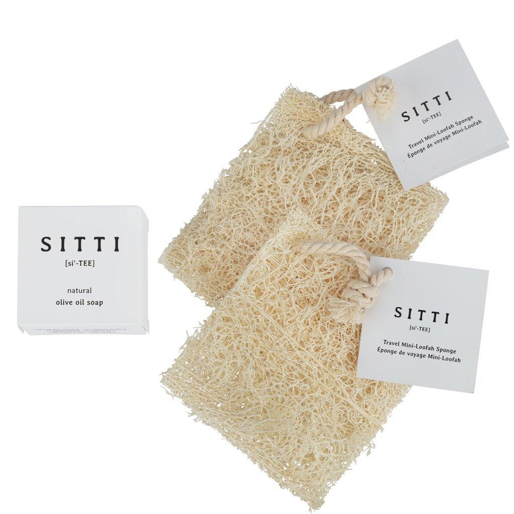 On-the-Go: Mini-Travel Bundles: Soap & Loofah Sets - Sitti Social Enterprise Limited.