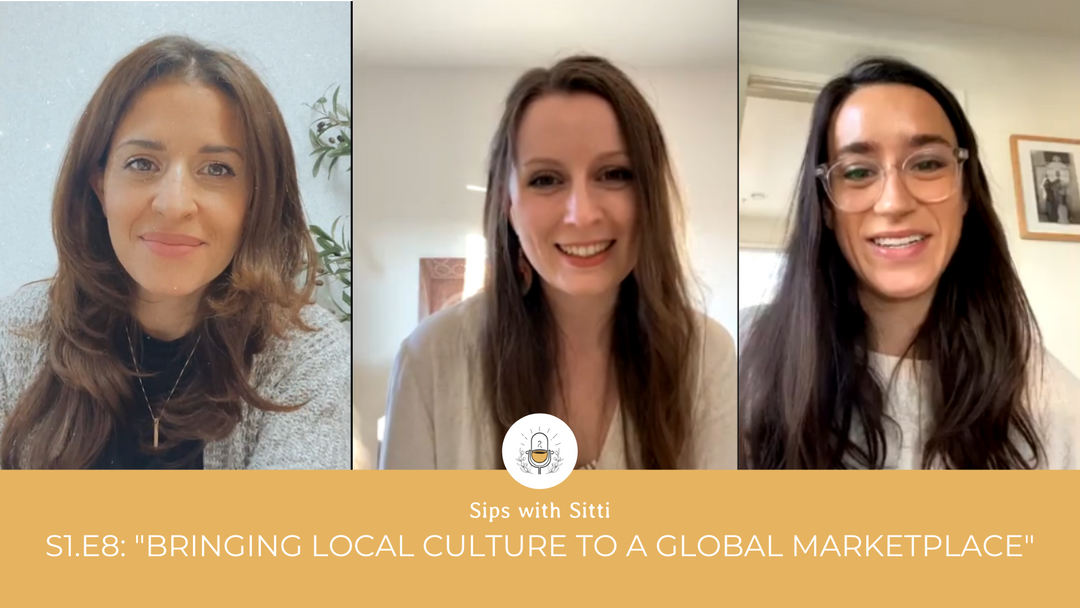 Sips with Sitti: S1 E8: “Bringing Local Culture to a Global Marketplace" w/ guest Laura Cretney, CEO of Pink Jinn!