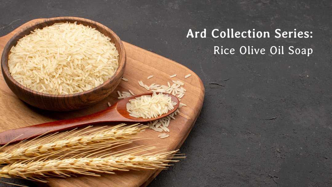 ard series collection: rice olive oil soap
