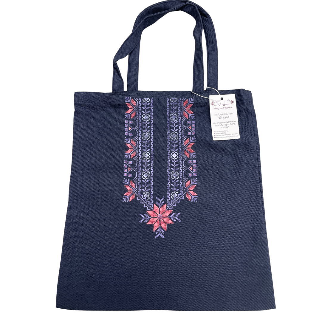 Hand Embroidered Jourie Tote Bag