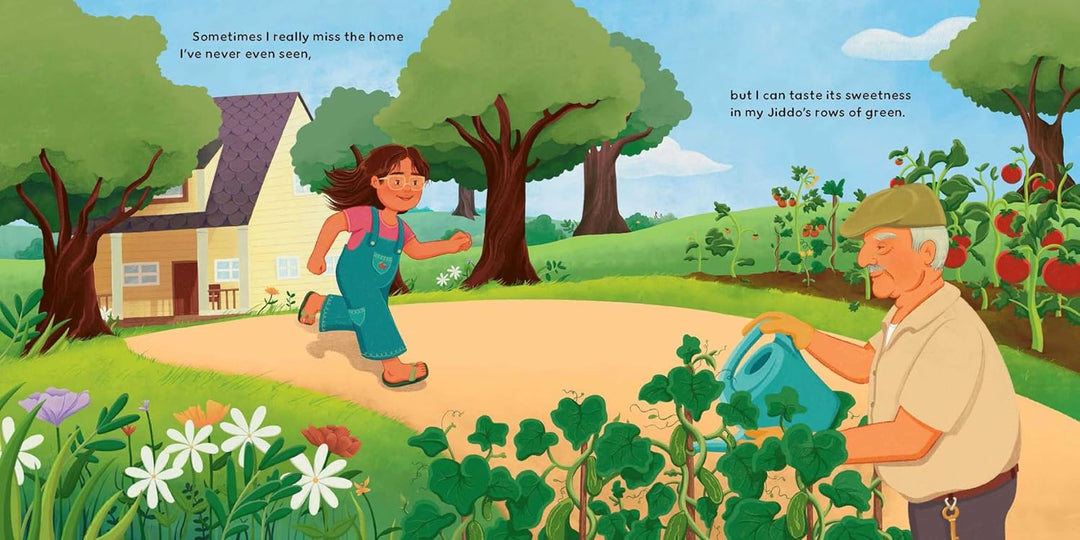 Everything Grows In Jiddo's Garden. By Jenan A. Matari