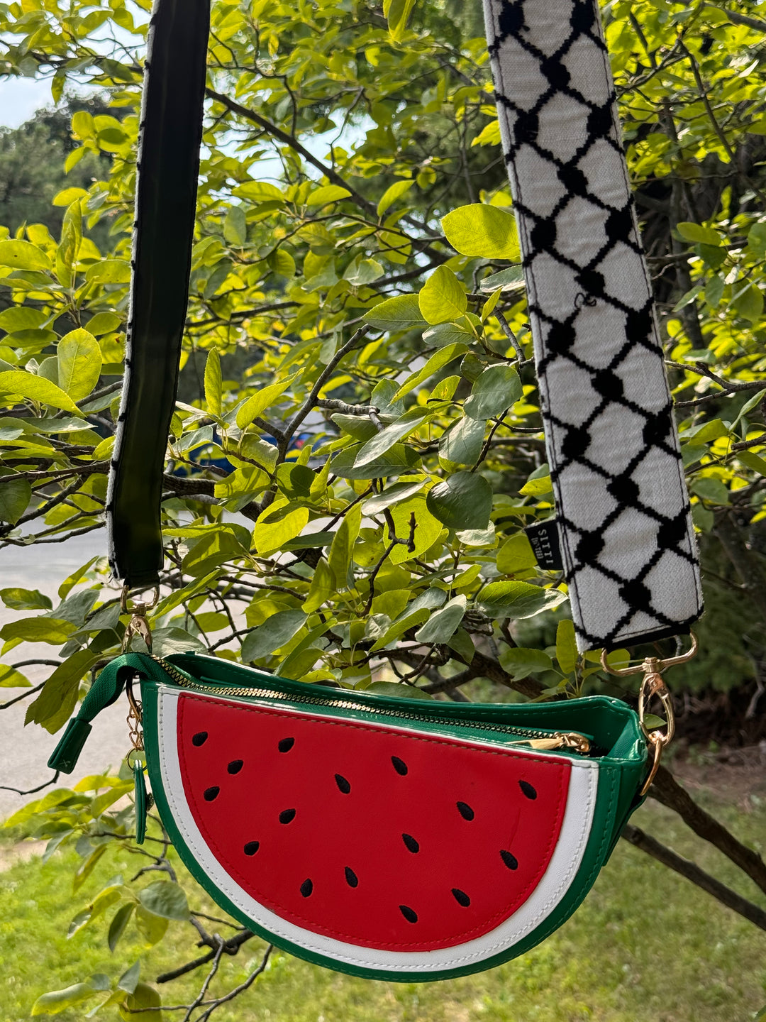 Watermelon Purse + Kuffiyeh Strap (Camera / Bag Strap) - BUNDLE