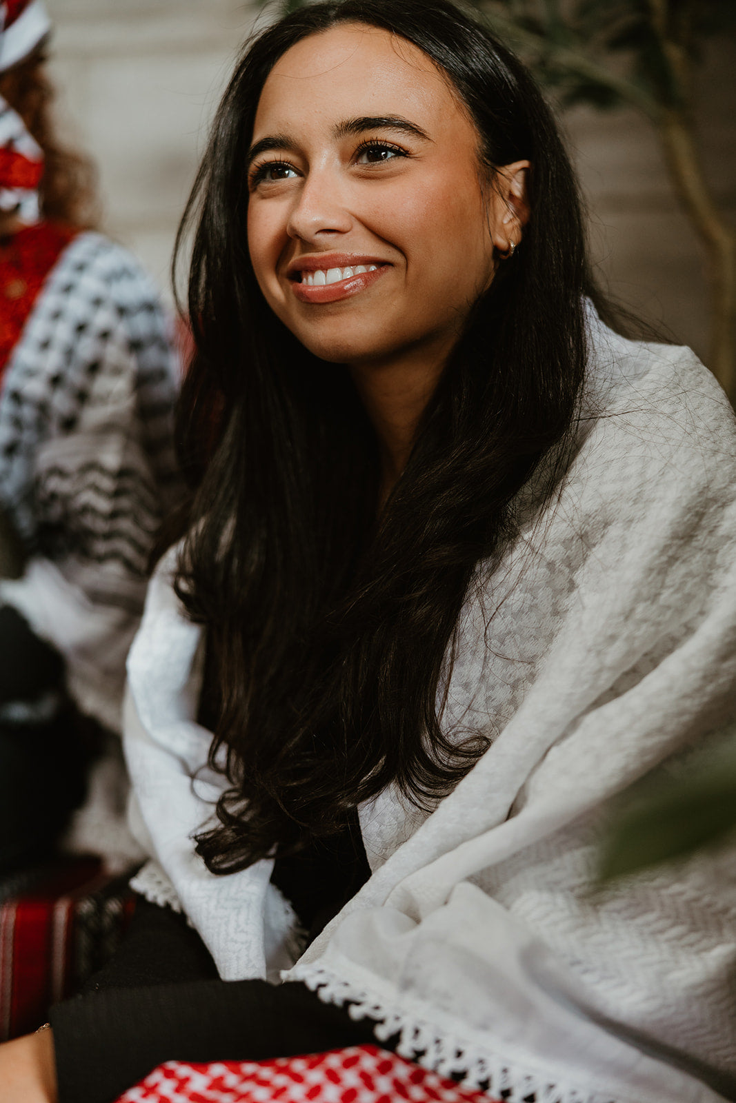 White on White Kuffiyeh