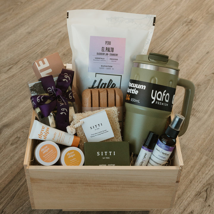 Wellness Retreat Premium Gift Box (4 Tumbler Colors)