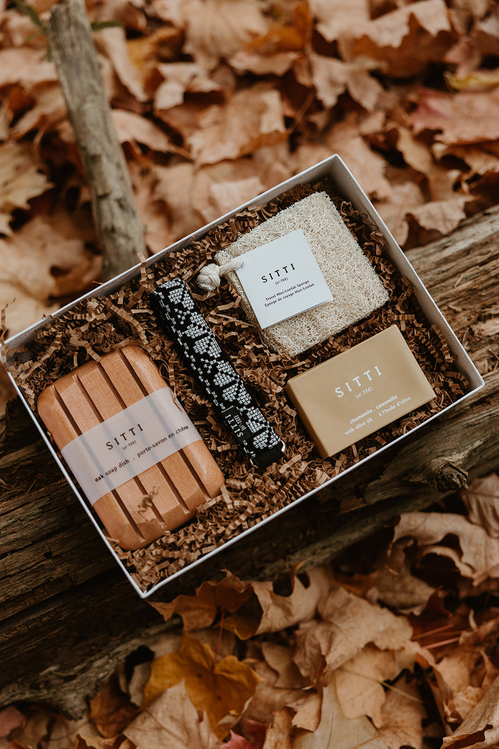 Take Me Home Gift Box – White Embroidered Keychain Edition