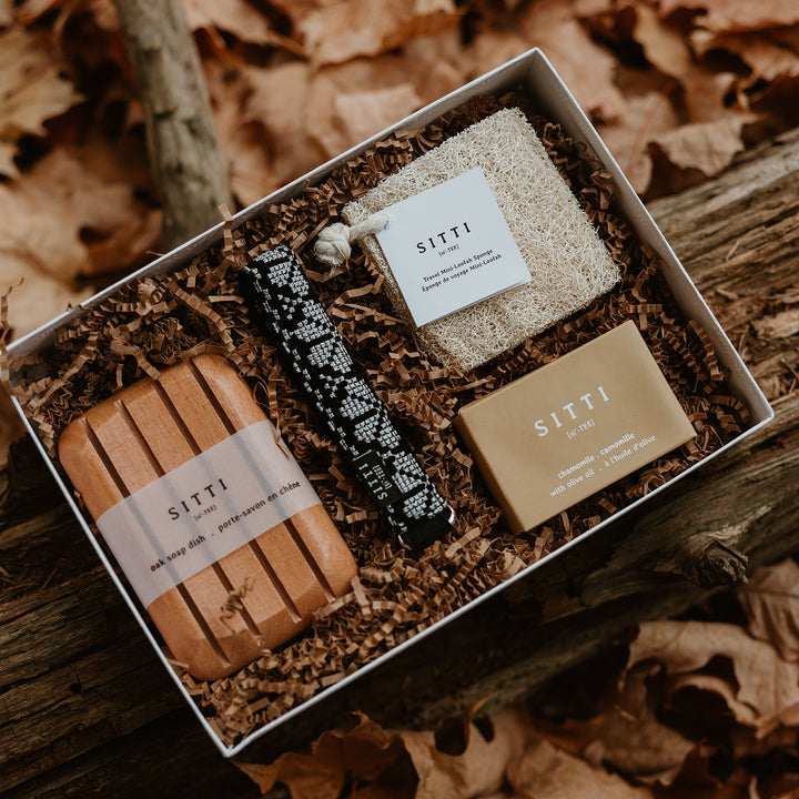 Take Me Home Gift Box – White Embroidered Keychain Edition