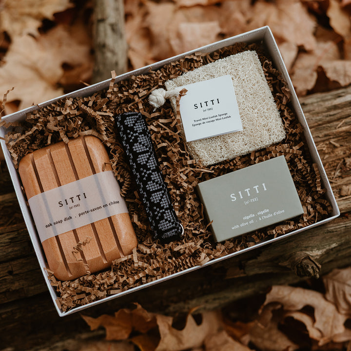 Take Me Home Gift Box – Grey Embroidered Keychain Edition