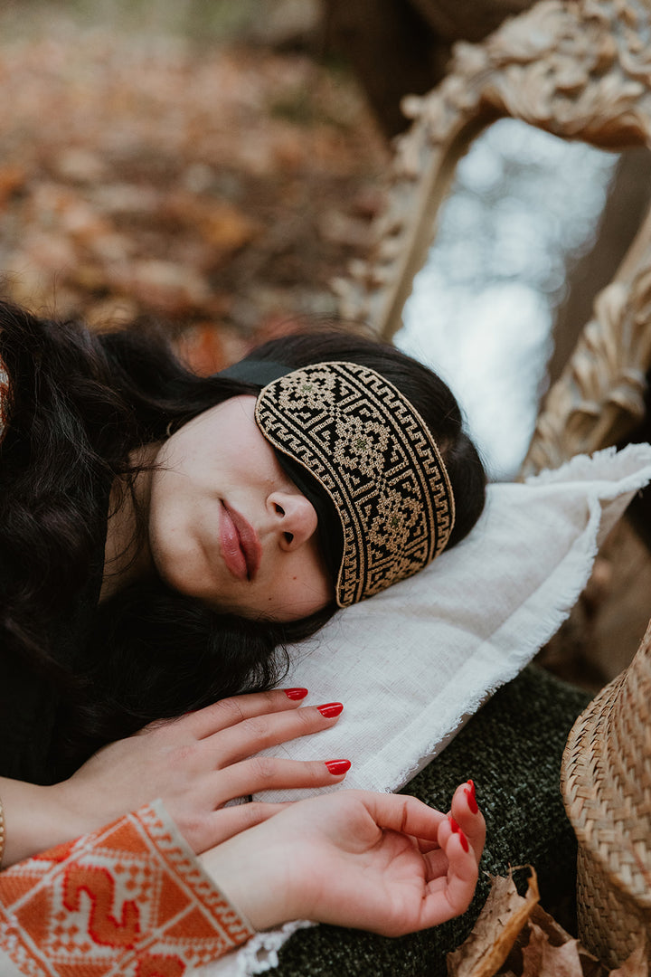 Tatreeze Eye Sleep Mask - Gold