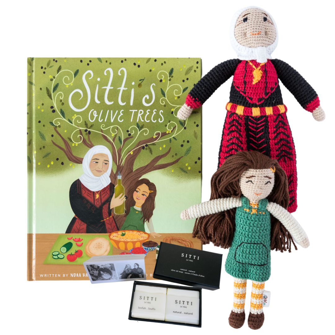Gift Set | Sitti's Olive Trees Book and Dolls and Sitti Olive Oil Soap
