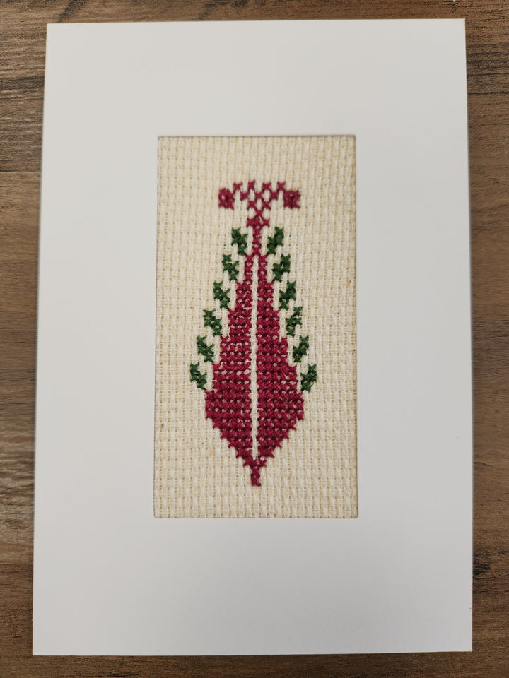 Hand-Embroidered Card - Tree of Life