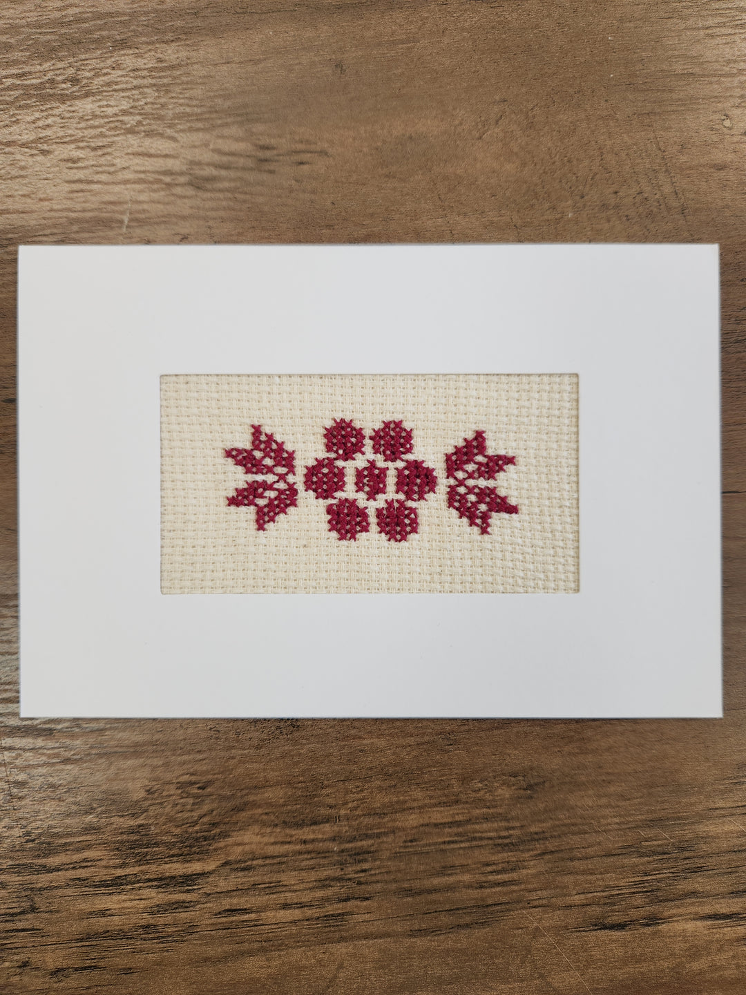 Hand-Embroidered Card - Jenin