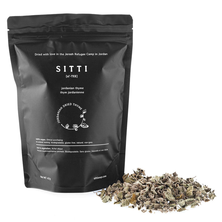 Dried Jordanian Thyme Herbal Tea Leaves (40g) - Sitti Social Enterprise Limited.