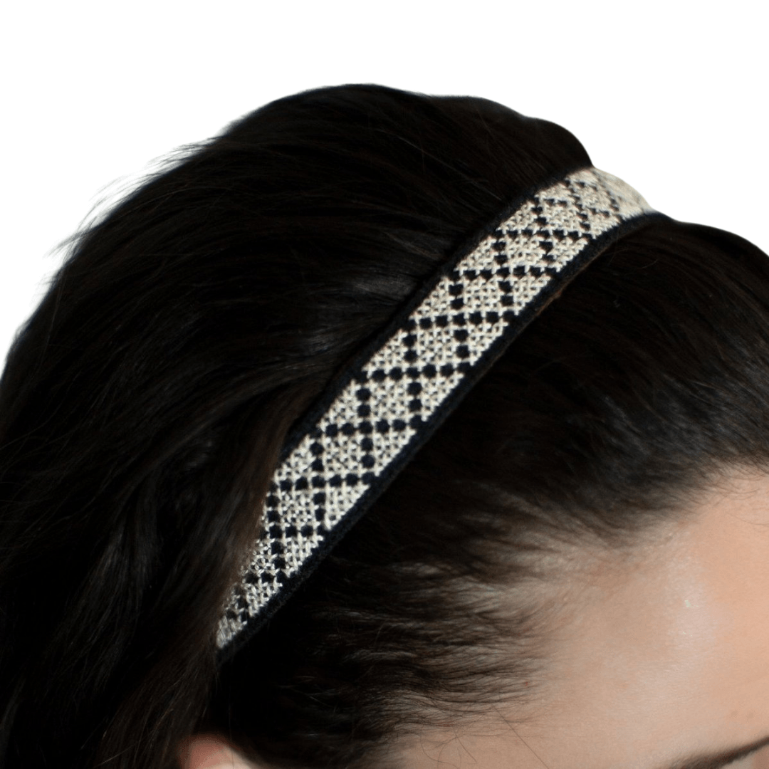 Hand-Embroidered Tatreez Headbands by Darzah - Sitti Social Enterprise Limited.
