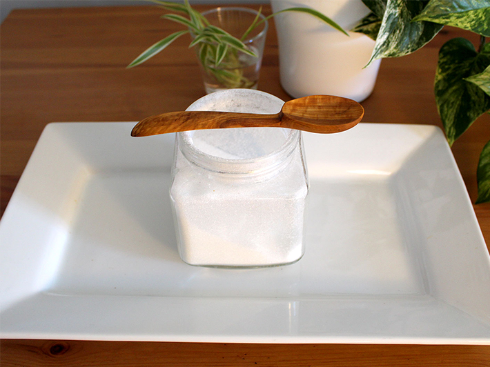Hand-carved Olive Wood Kitchen Utensil: Spice Spoon