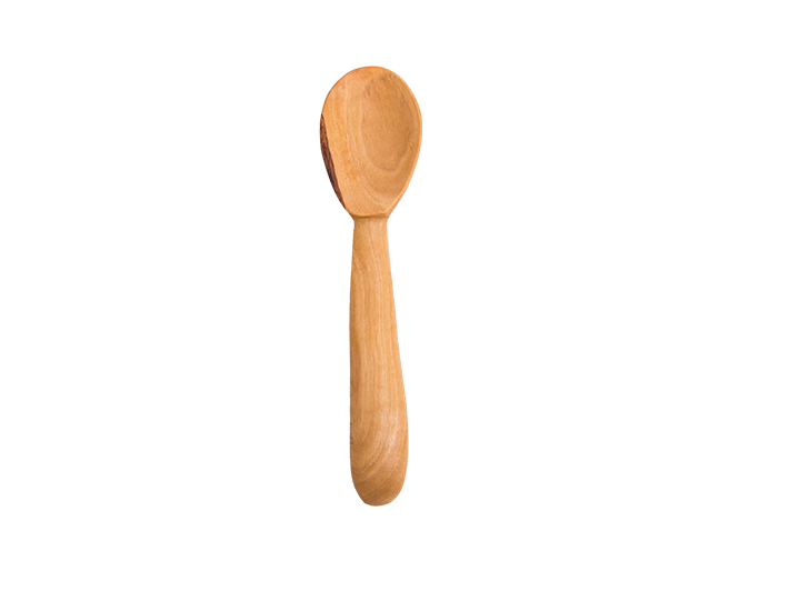 Hand-carved Olive Wood Kitchen Utensil: Spice Spoon