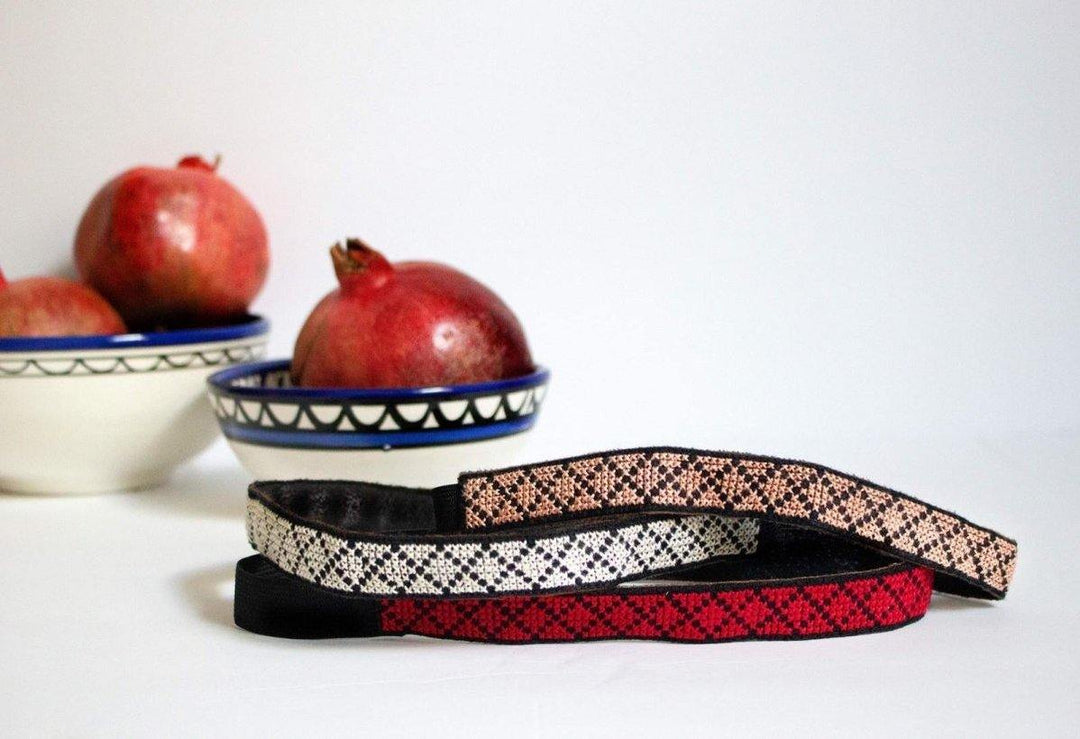 Hand-Embroidered Tatreez Headbands by Darzah - Sitti Social Enterprise Limited.